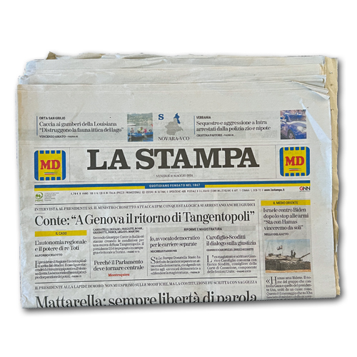 La Stampa, venerdì 10 		maggio 2024